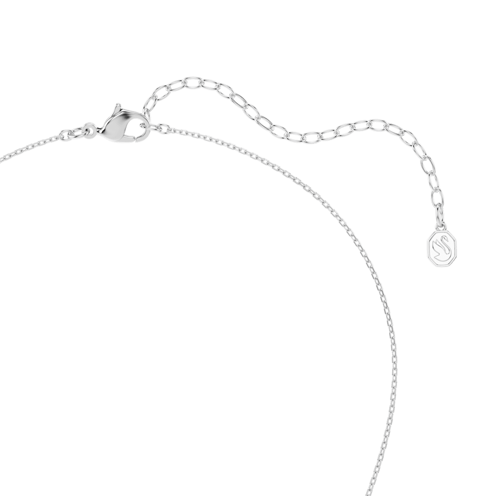 Pendente Swarovski Sublima, Taglio Round, Stella, Bianco, Placcato rodio