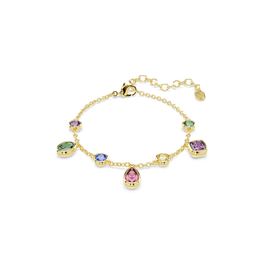 Braccialetto Swarovski Imber Taglio misto Multicolor Finitura oro 18K