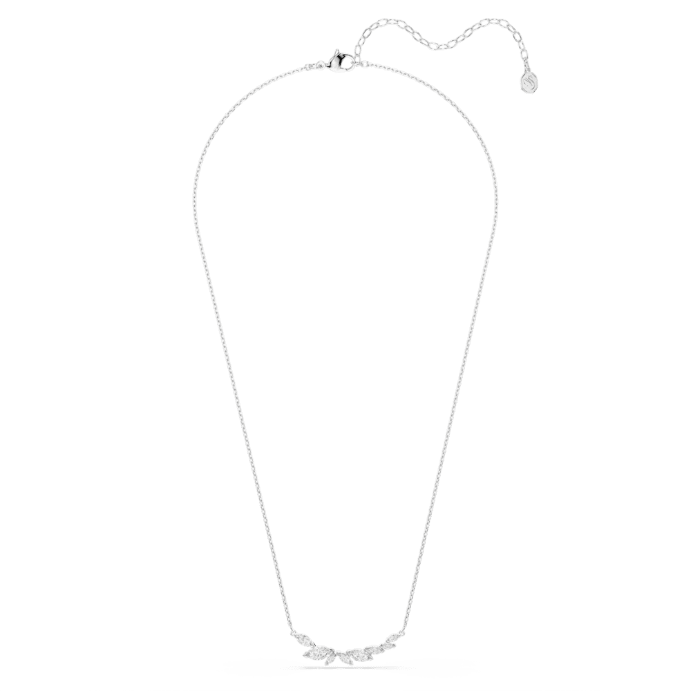 Collana Swarovski Mesmera Taglio Marquise Bianca Placcata Rodio