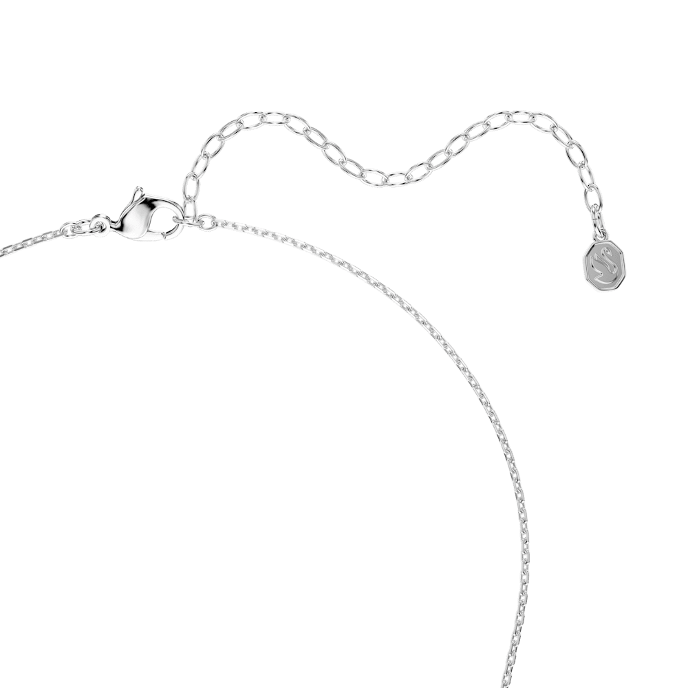 Collana Swarovski Mesmera Taglio Marquise Bianca Placcata Rodio