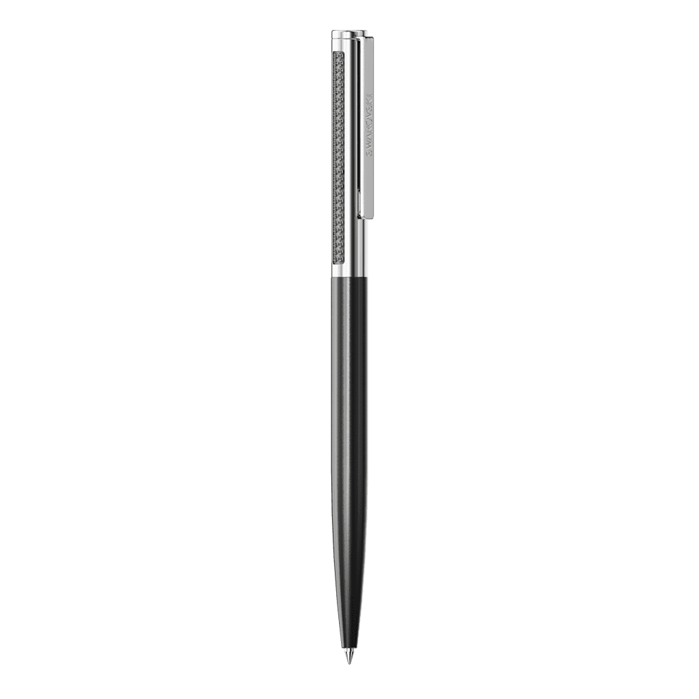 Penna a sfera Swarovski Matrix Tennis, Laccato nero, cromato