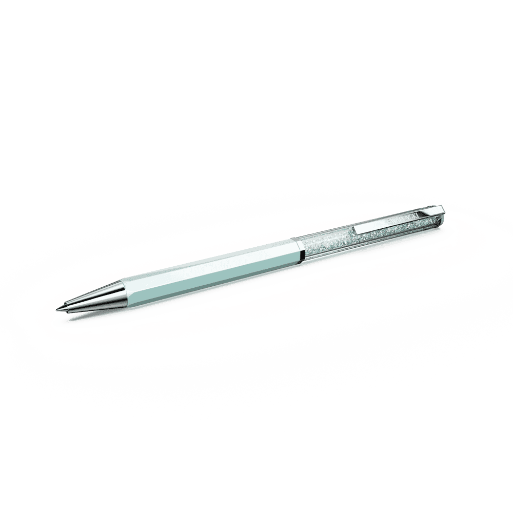 Penna a sfera Swarovski Crystalline, Laccato blu, cromato