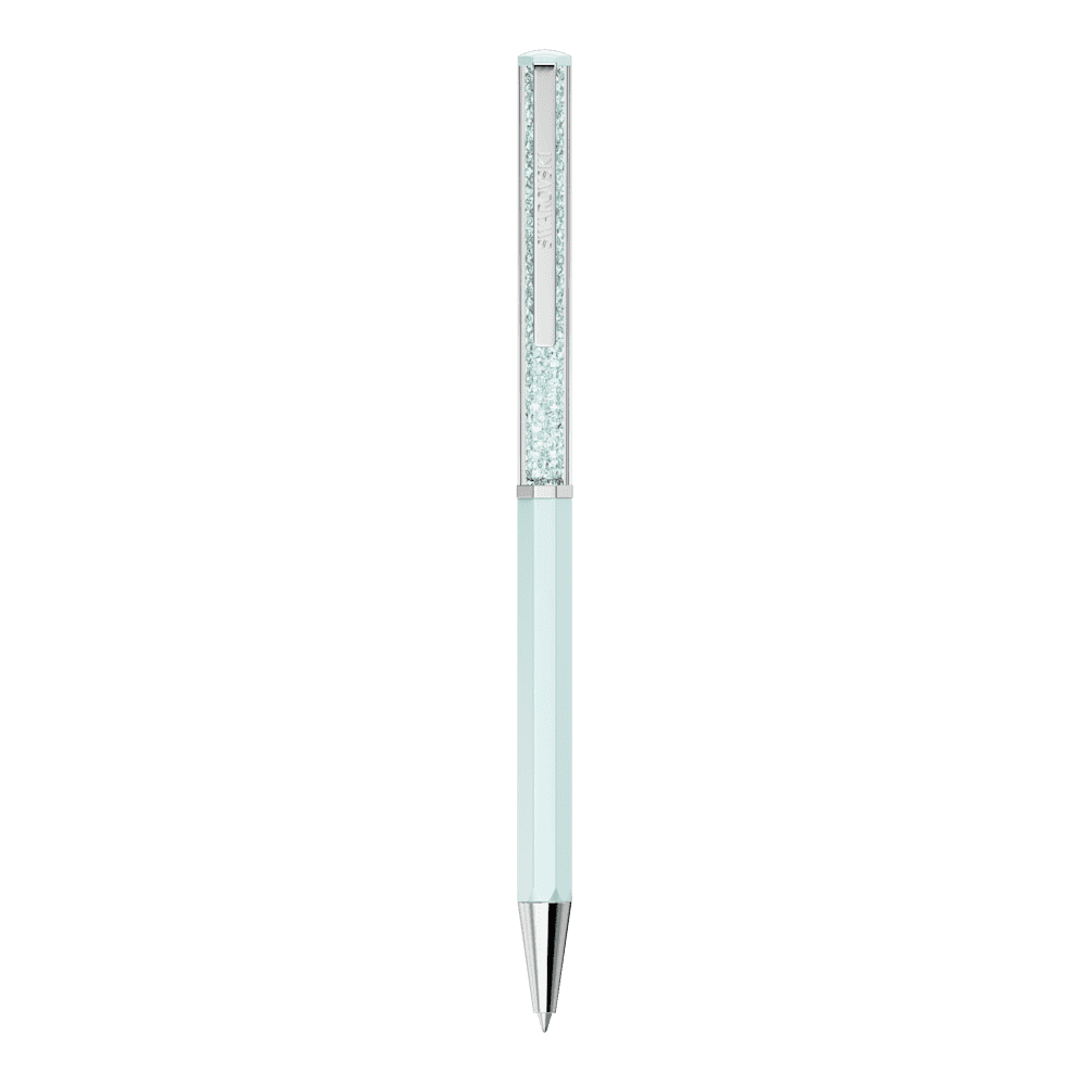 Penna a sfera Swarovski Crystalline, Laccato blu, cromato