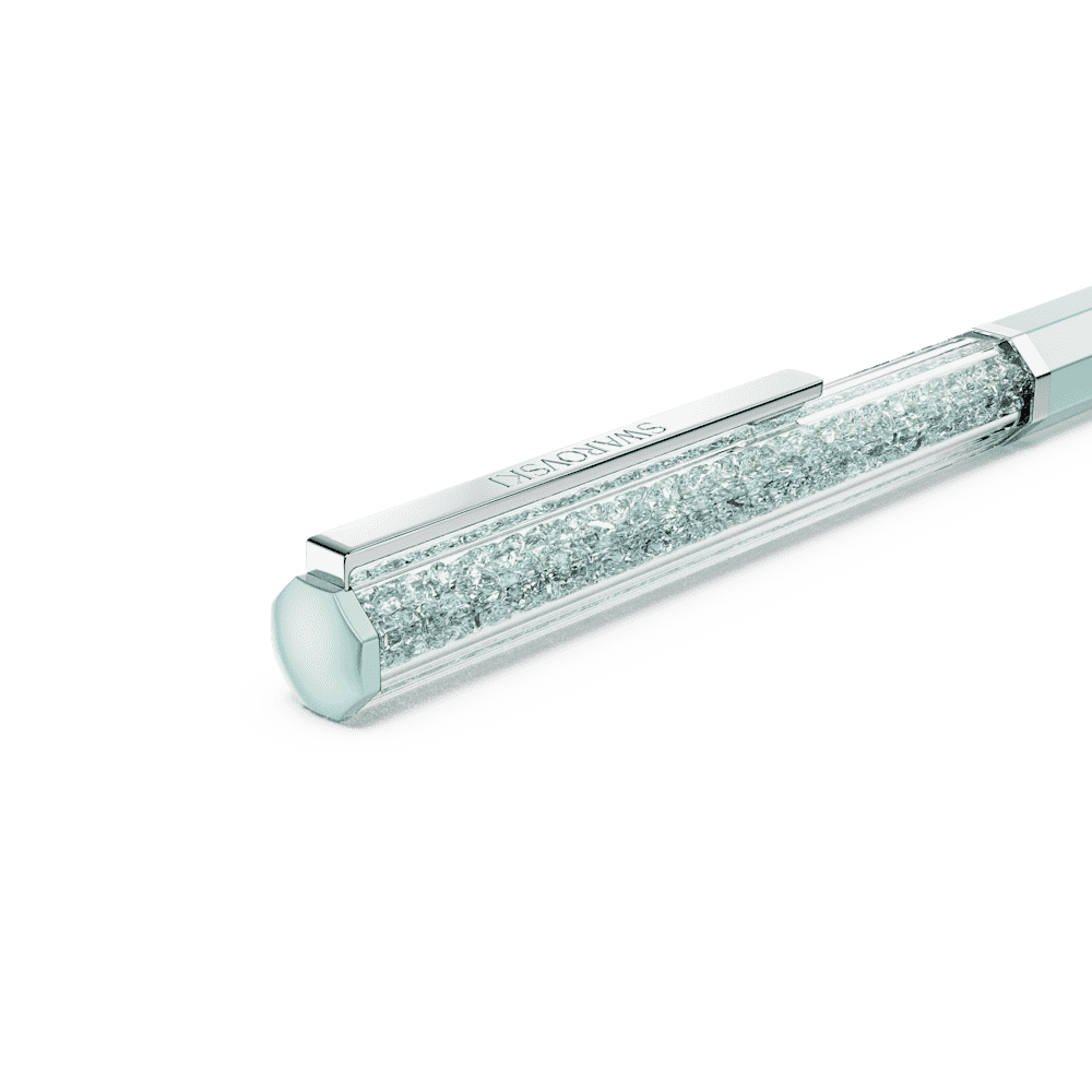 Penna a sfera Swarovski Crystalline, Laccato blu, cromato