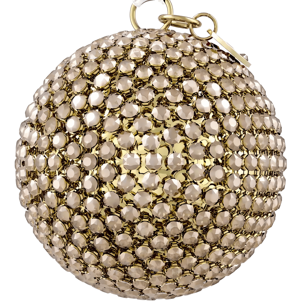 Decorazioni Natalizie Swarovski Holiday Magic Classics Pallina Crystal Mesh Tonalità oro