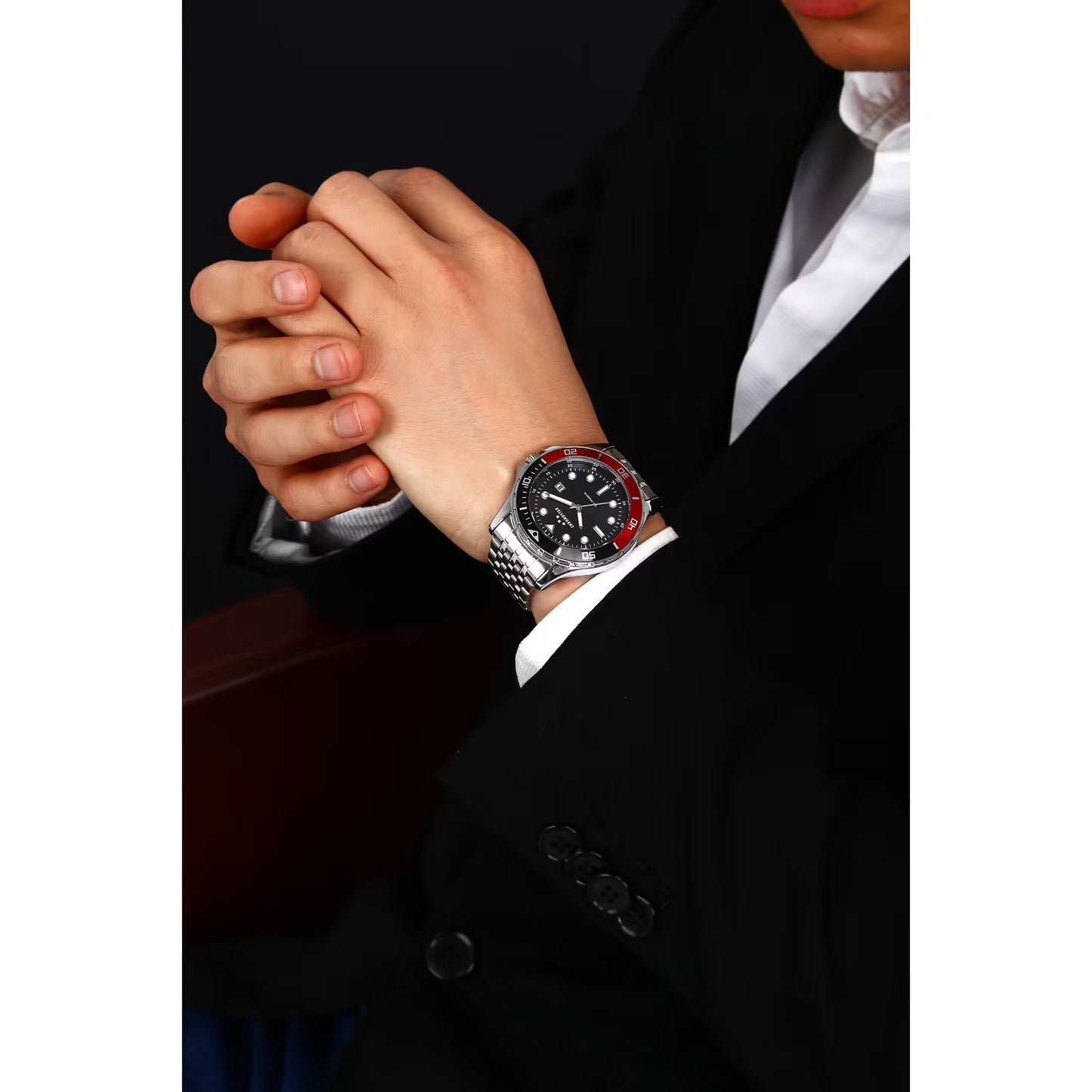 Orologio Chronostar Captain 2.0 Braccialato Nero