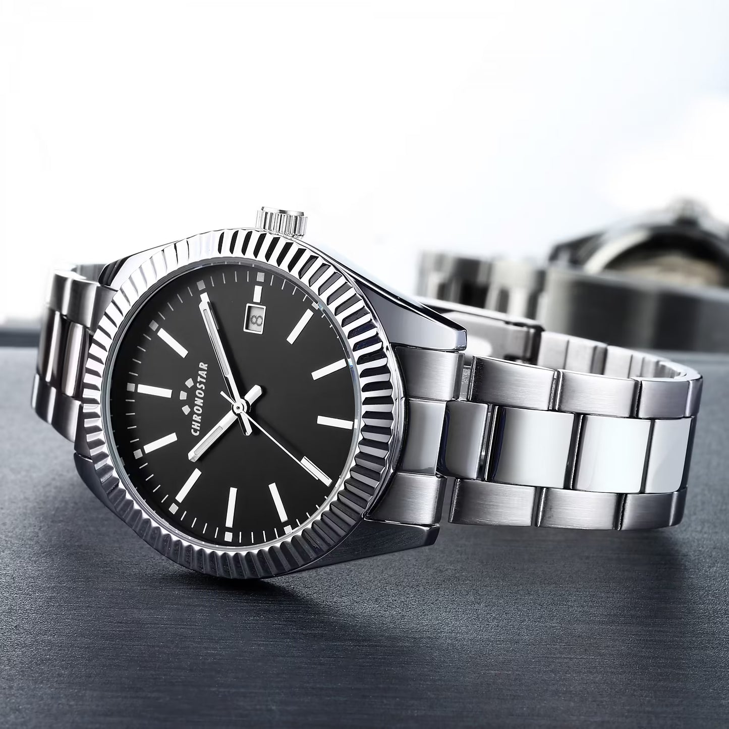 Orologio Chronostar Daily Braccialato Nero