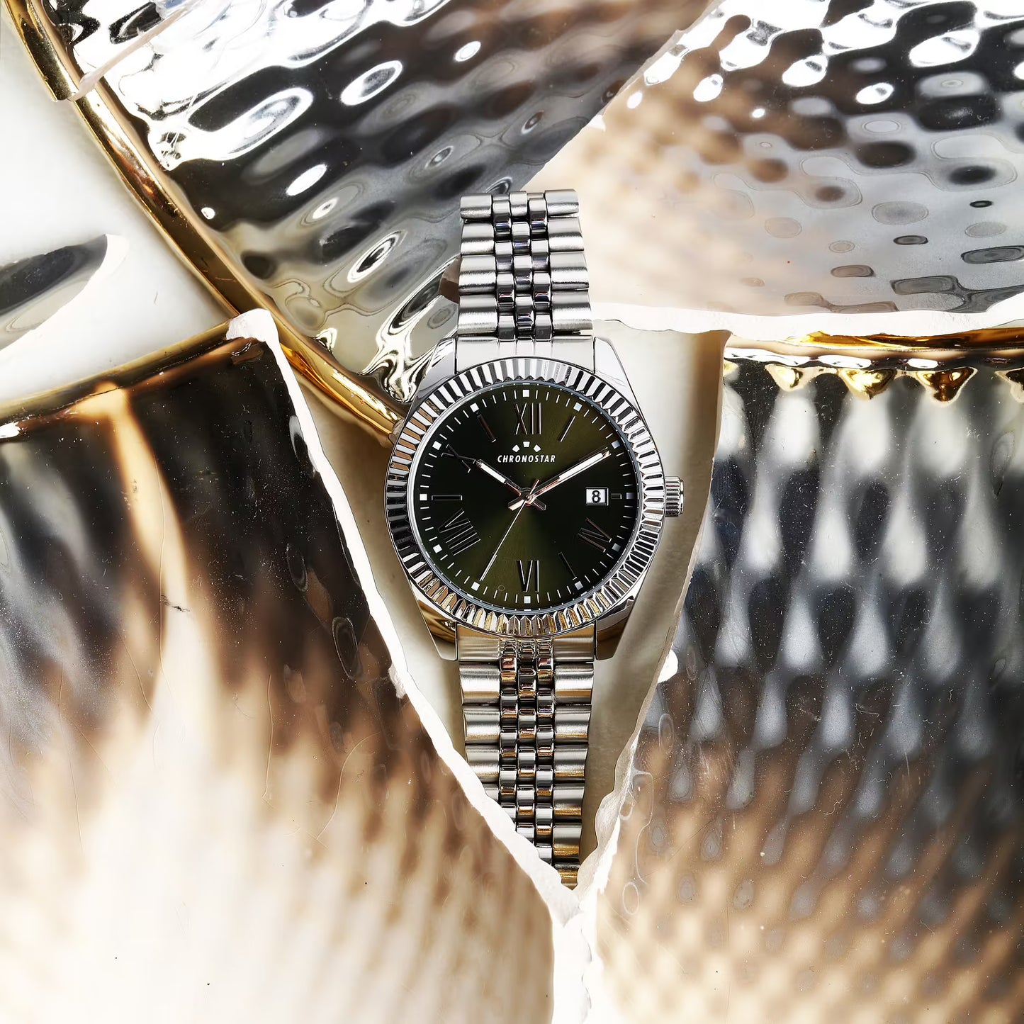 Orologio Chronostar Daily Braccialato Verde