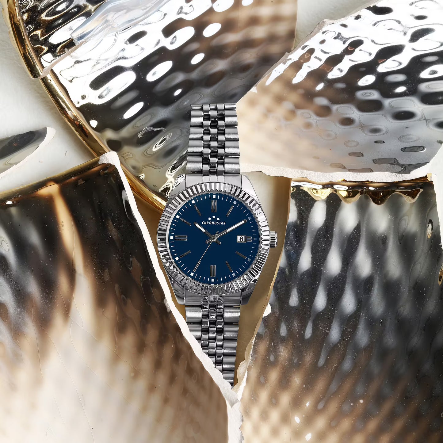 Orologio Chronostar Daily Braccialato Blu