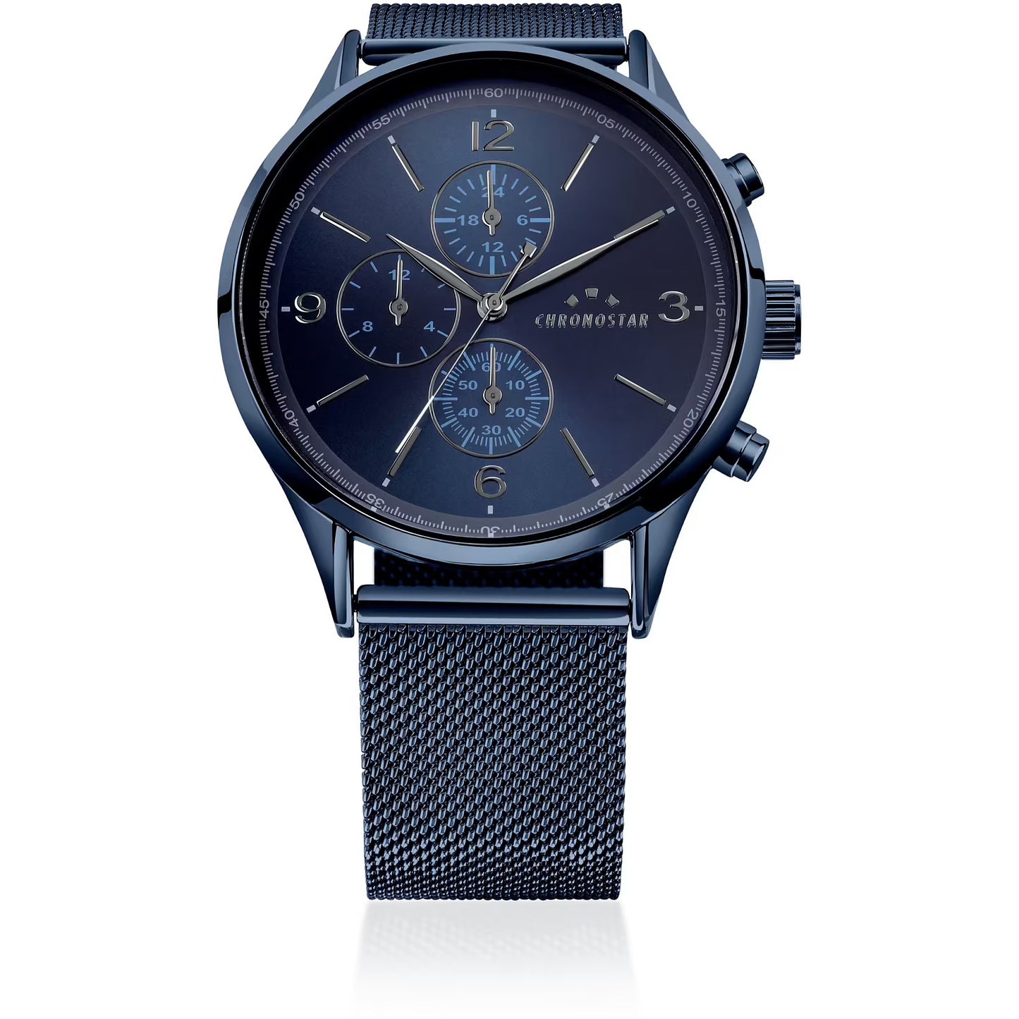 Orologio Chronostar Dandy Multifunzione Maglia Milanese Blu