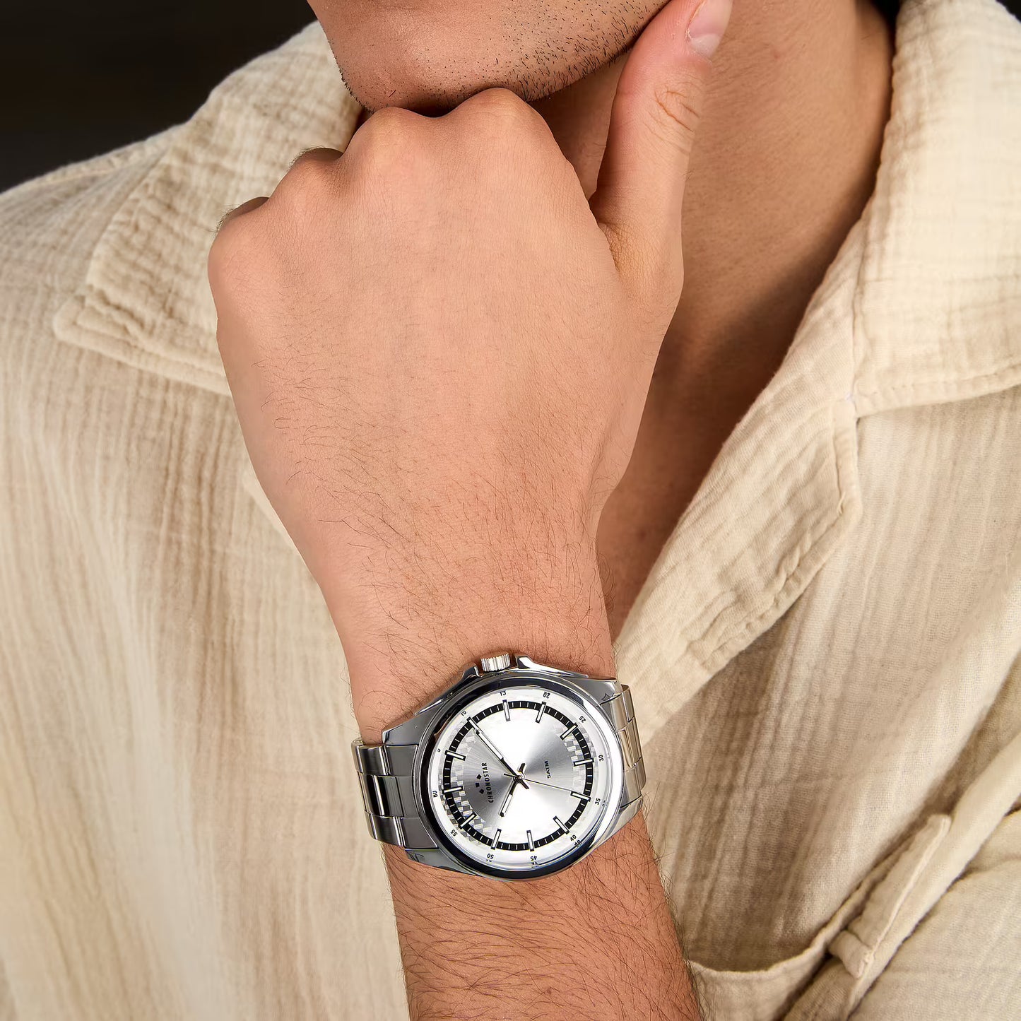 Orologio Chronostar Saturn Braccialato Silver