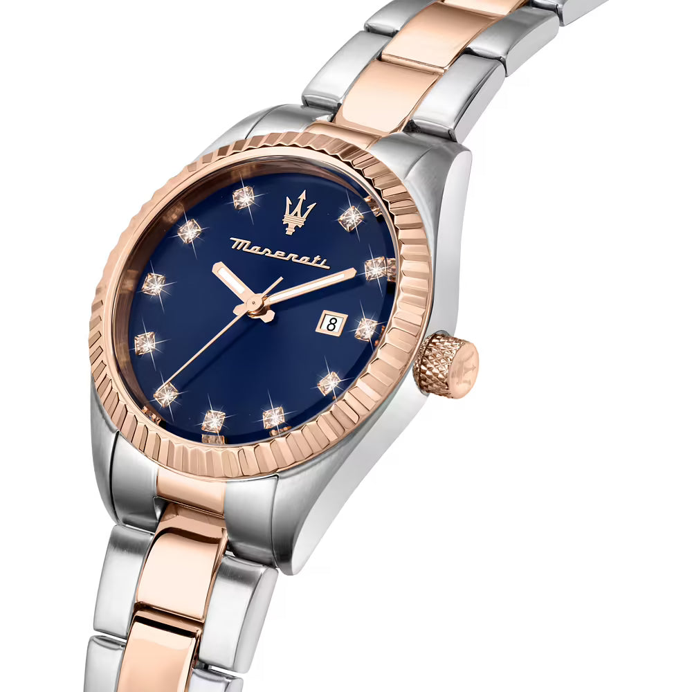 Orologio Maserati Competizione Lady 31 Mm Braccialato Acciaio/Pvd Oro Rosa