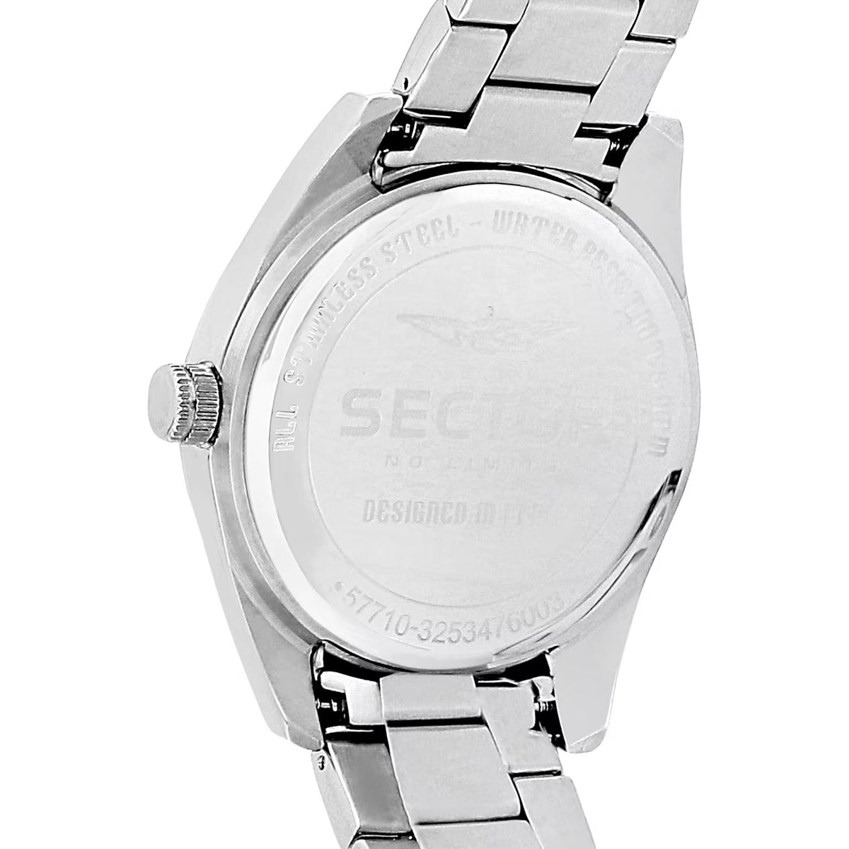 Orologio Sector 240 41 Mm Acciaio Braccialato Silver