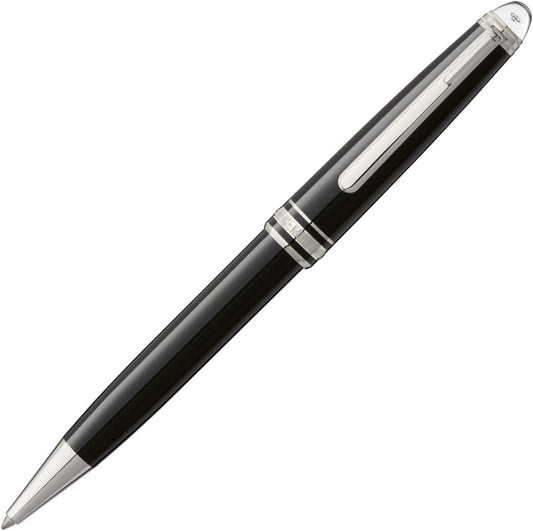 Penna A Sfera Montblanc Meisterstuck Classique Platinum Diamond