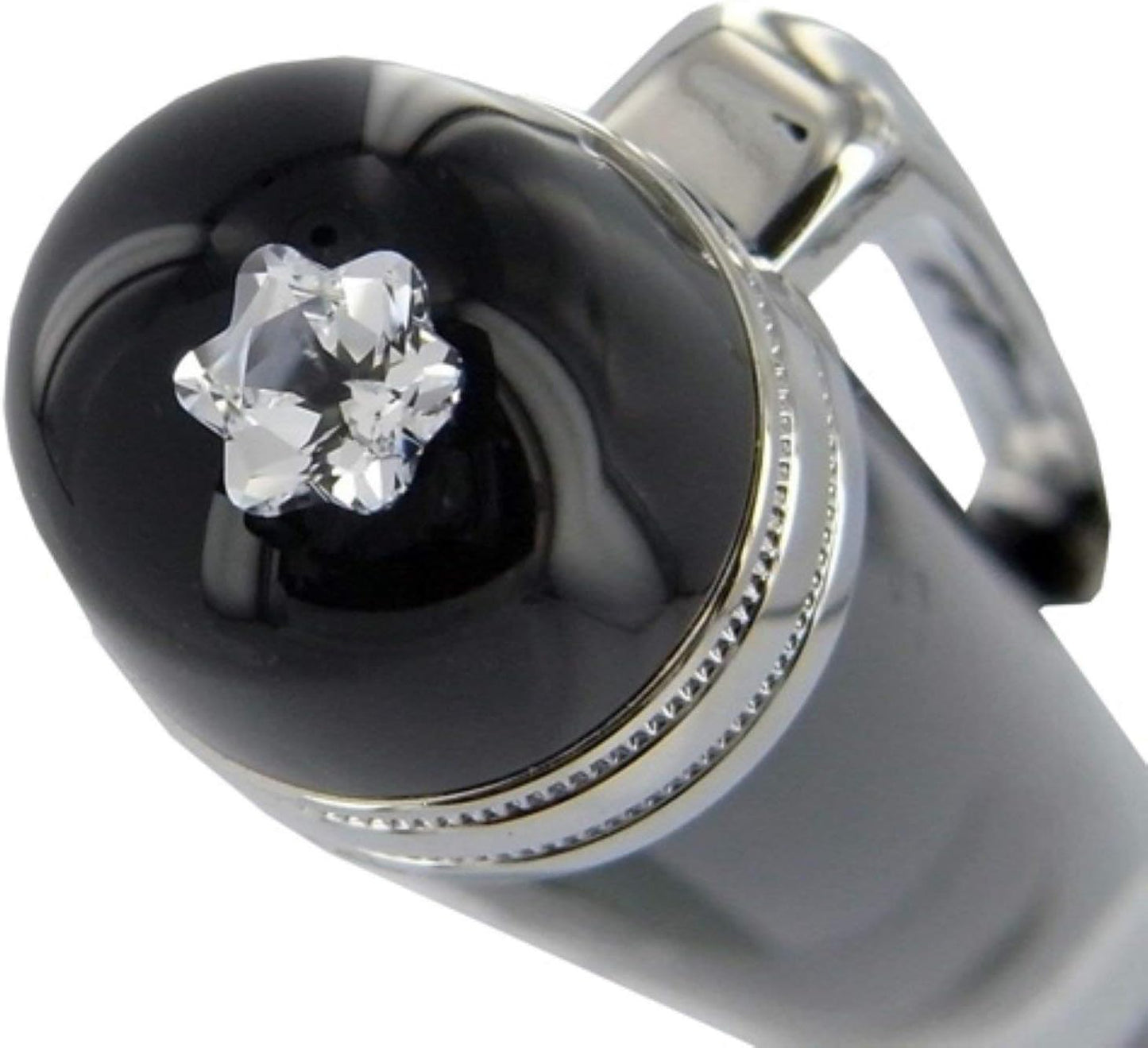 Penna A Sfera Montblanc Meisterstuck Classique Platinum Diamond