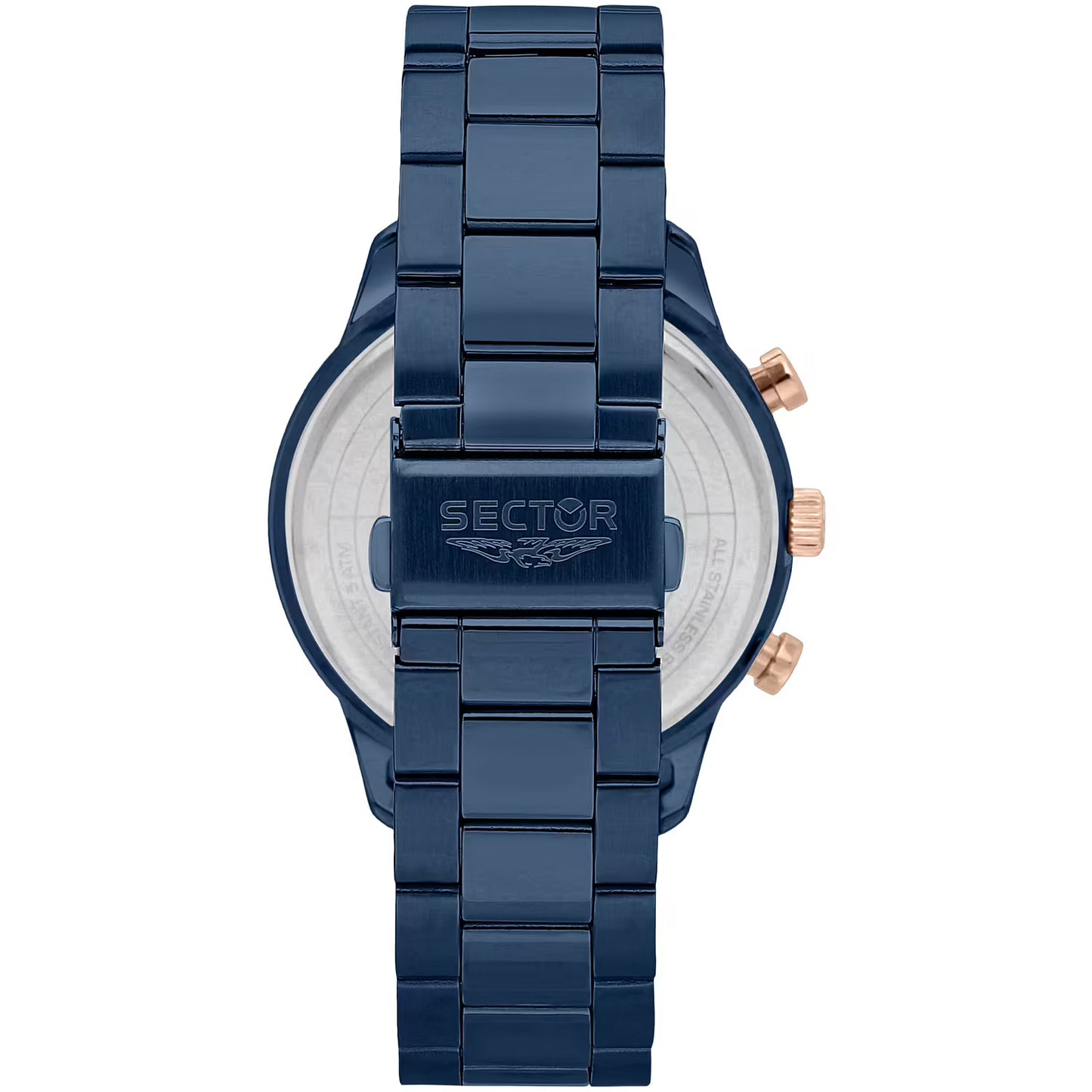 Orologio Sector 270 Chrono 45 mm Braccialato Pvd Blu