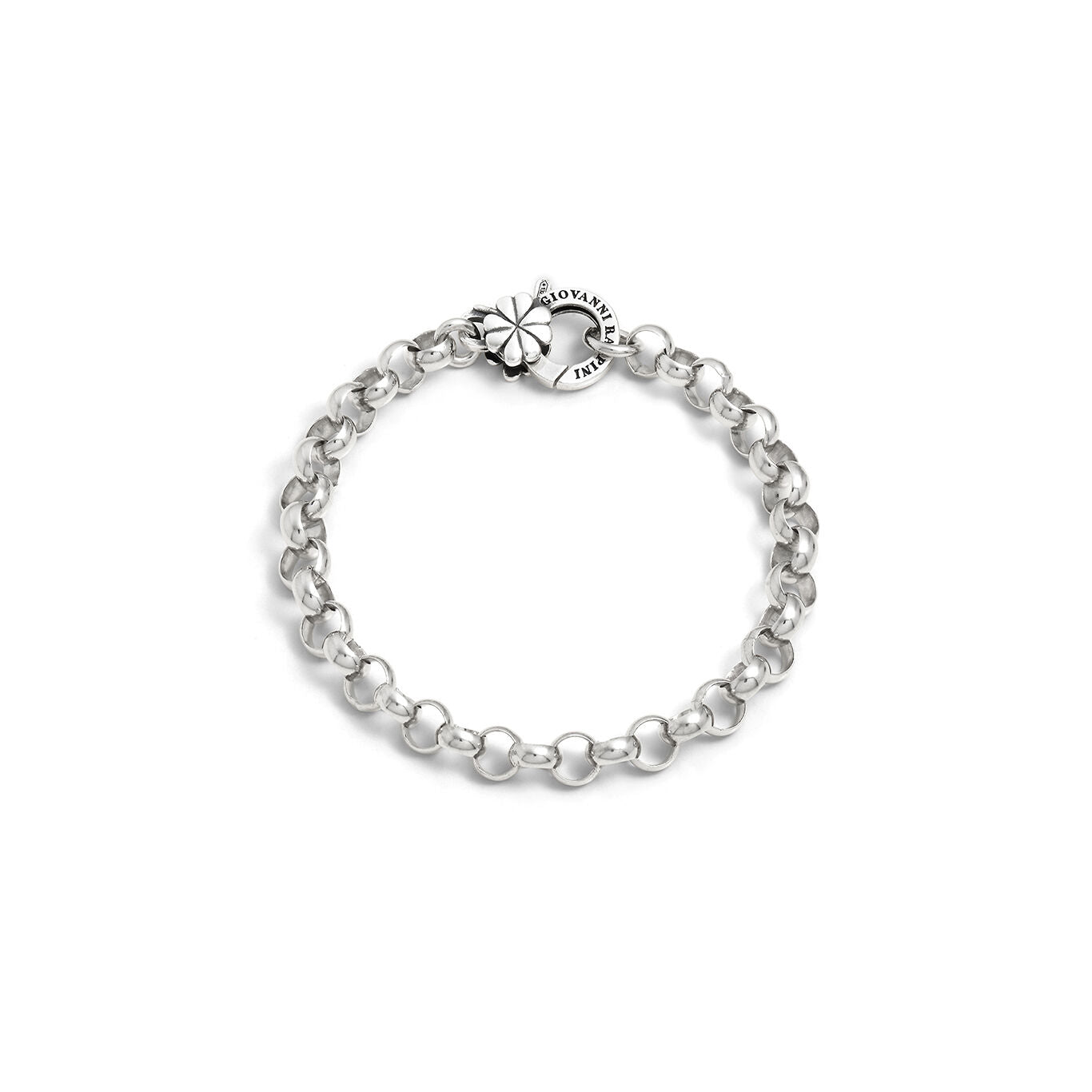 Bracciale Giovanni Raspini Rolò Chiusura Quadrifoglio