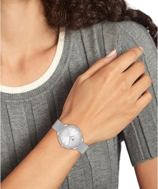 Orologio Tommy Hilfiger Demi Lady 33 mm Acciaio Braccialato Silver