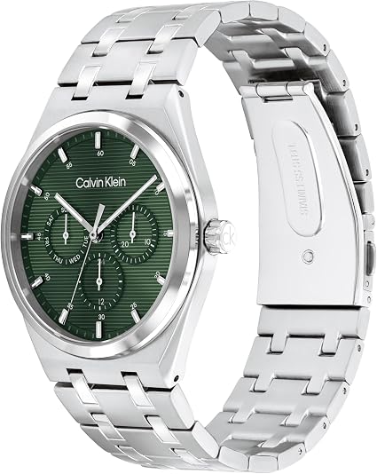Orologio Calvin Klein Motion Gent Multifunzione 39 Mm Acciaio Braccialato Satinato/Lucido Verde