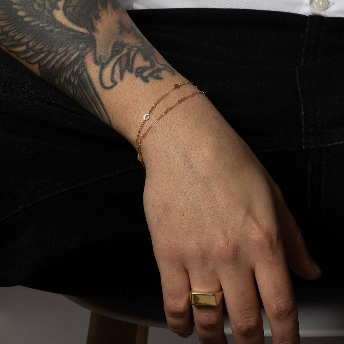 Bracciale Uomo Dana Urban Oro Giallo 9 Kt.a Catena