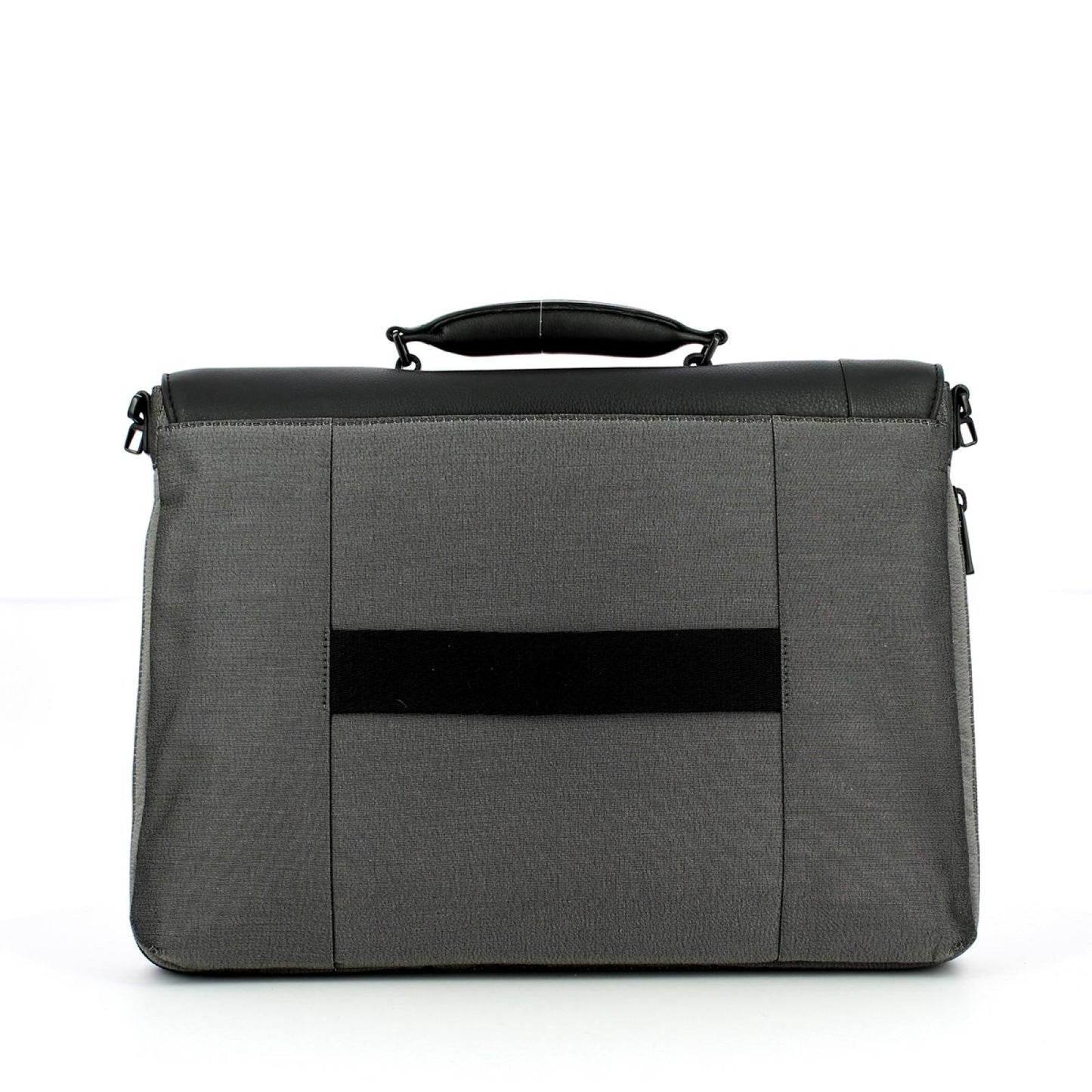 Borse Lavoro Piquadro Cartella Porta Pc Ipad In Tessuto Classy Pelle Nera