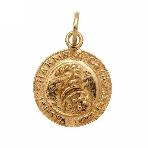 Charms Giovanni Raspini Charm Golden Moneta Cornucopia