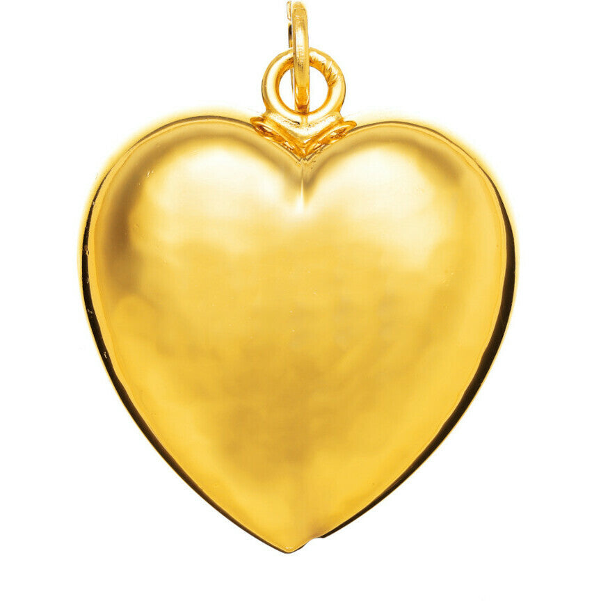 Charms Giovanni Raspini Charm Golden Cuore Martellato