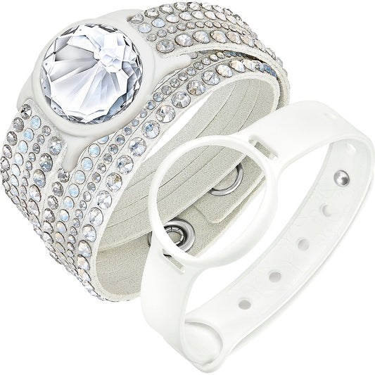 Set Orologio Swarovski Slake Due cinturini e Activity Crystal, Bianco
