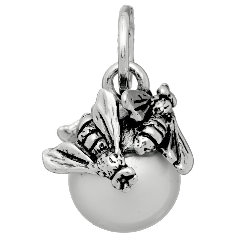 Charm Giovanni Raspini Drops Api Con Perla Argento 925