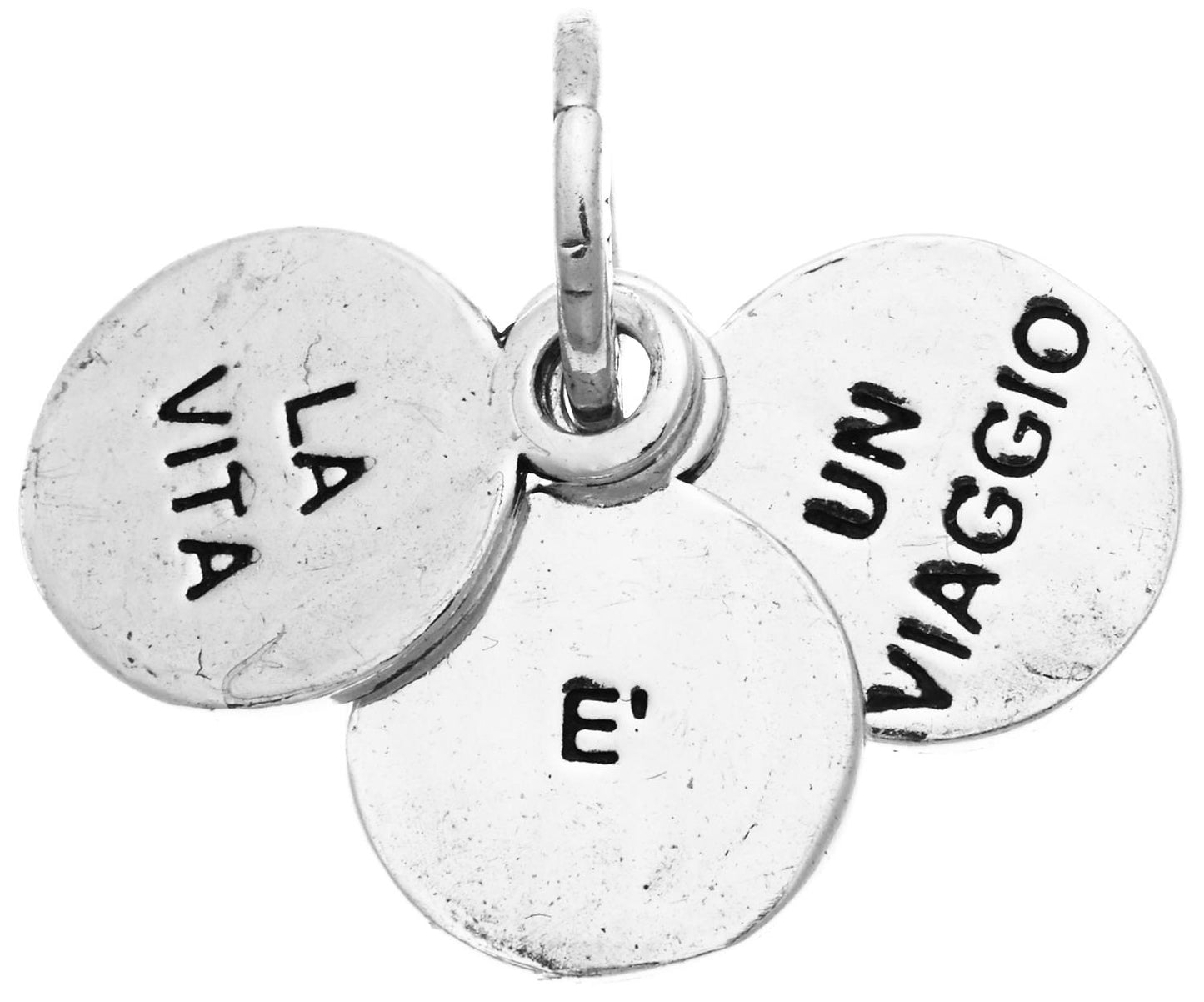 Charm Giovanni Raspini Charms "La Vita E' Un Viaggio" Argento 925