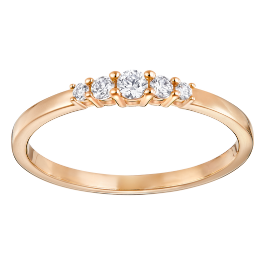 Anello Swarovski Frisson Rose - Misura 55
