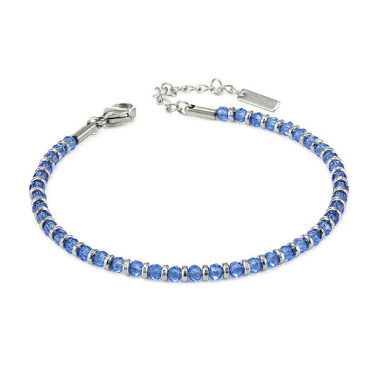 Bracciale Boccadamo Man Acciaio e Lapislazzuli