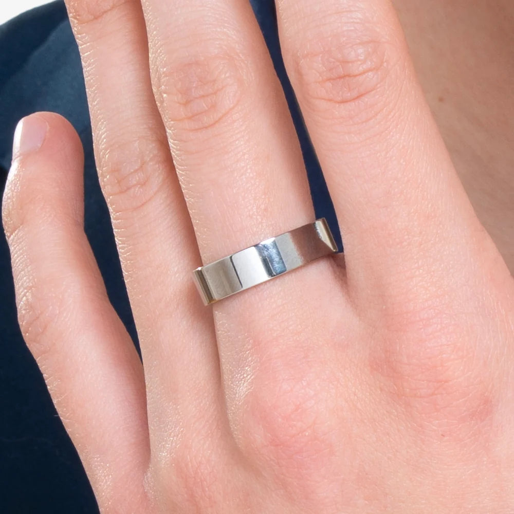 Anello Uomo Luca Barra Fede Francese Acciaio Con 3 Cristalli - Misura 23