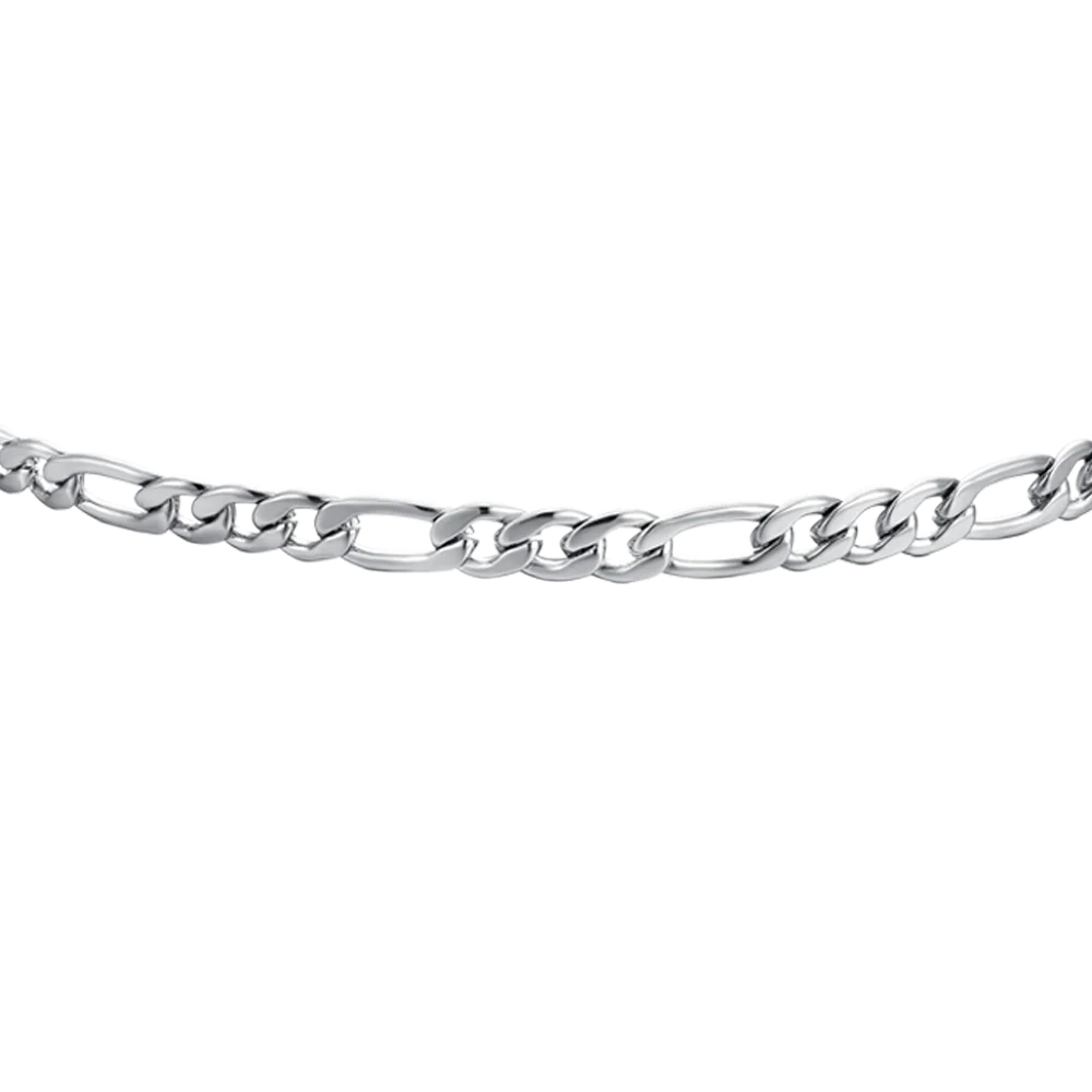 Bracciale Uomo Luca Barra Acciaio Maglia Catena