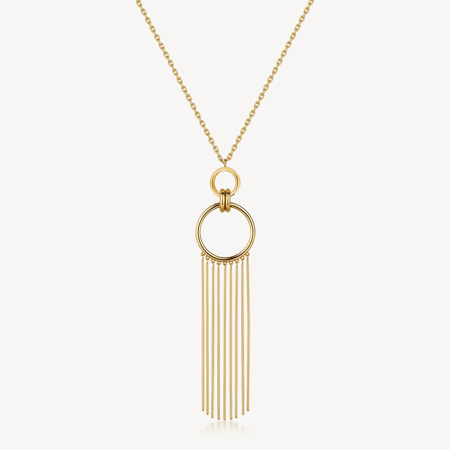 Collana Brosway Aura Pvd Oro Pendente Cerchi Frange