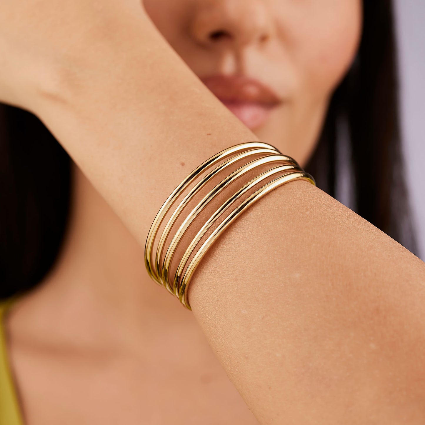 Bracciale Rigido Brosway Aura Aperto Sotto Pvd Oro