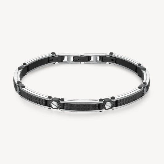 Bracciale Brosway Backliner Semirigido Pvd Nero