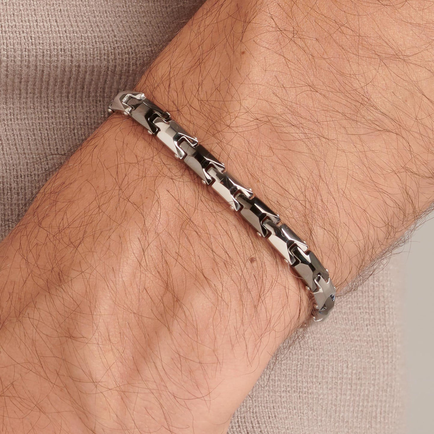 Bracciale Brosway Backliner Bracciale Uomo In Acciaio E Pvd Nero