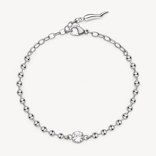 Bracciale Brosway Desideri Fortuna/Protezione Cristallo E Charm Cornetto