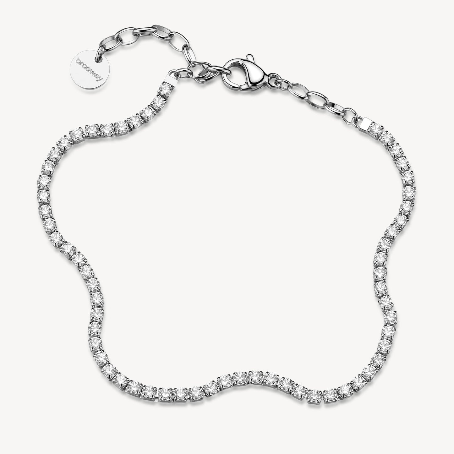 Bracciale Brosway Desideri Acciaio Ondulato Con Cubic Zirconia