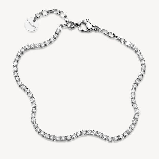 Bracciale Brosway Desideri Acciaio Ondulato Con Cubic Zirconia