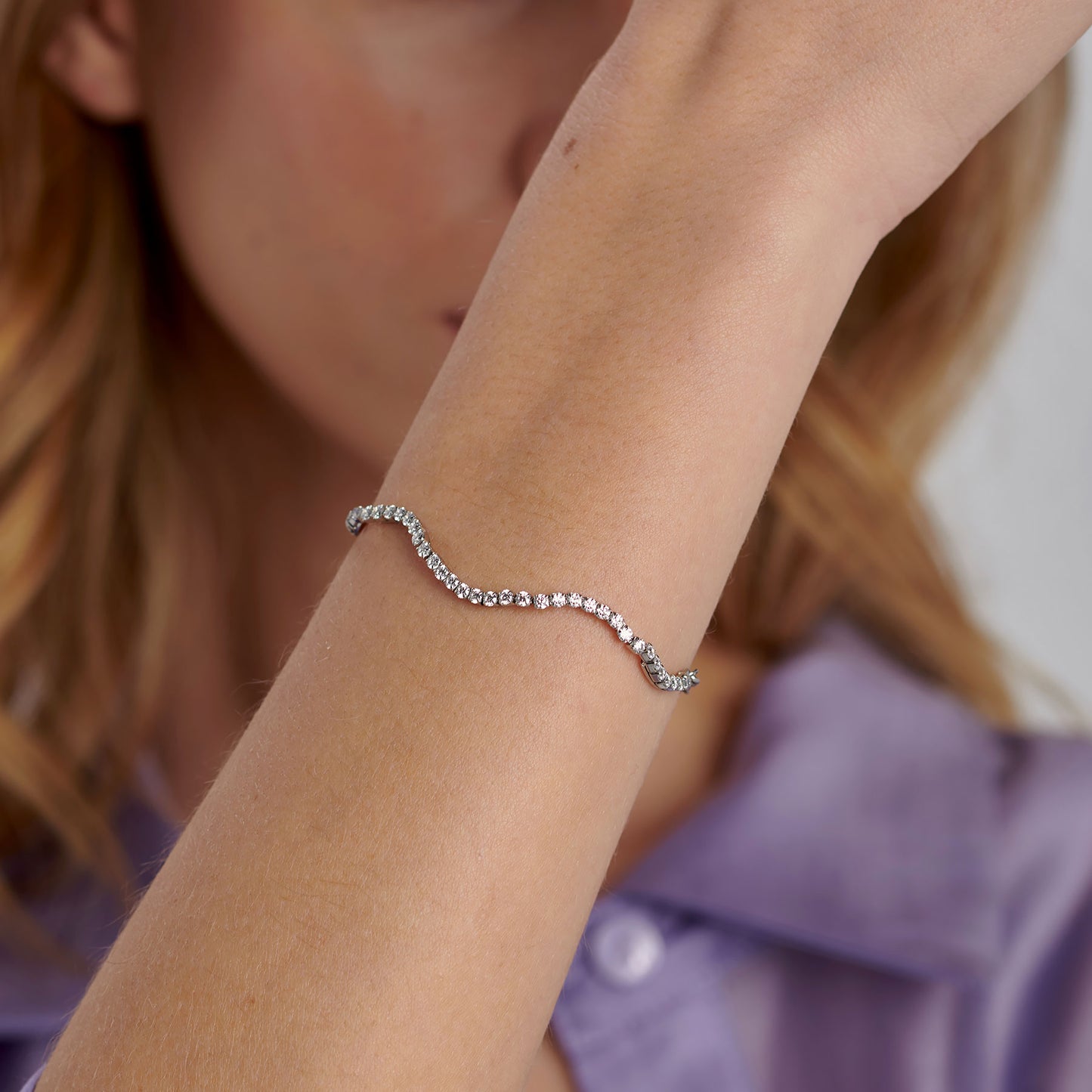 Bracciale Brosway Desideri Acciaio Ondulato Con Cubic Zirconia