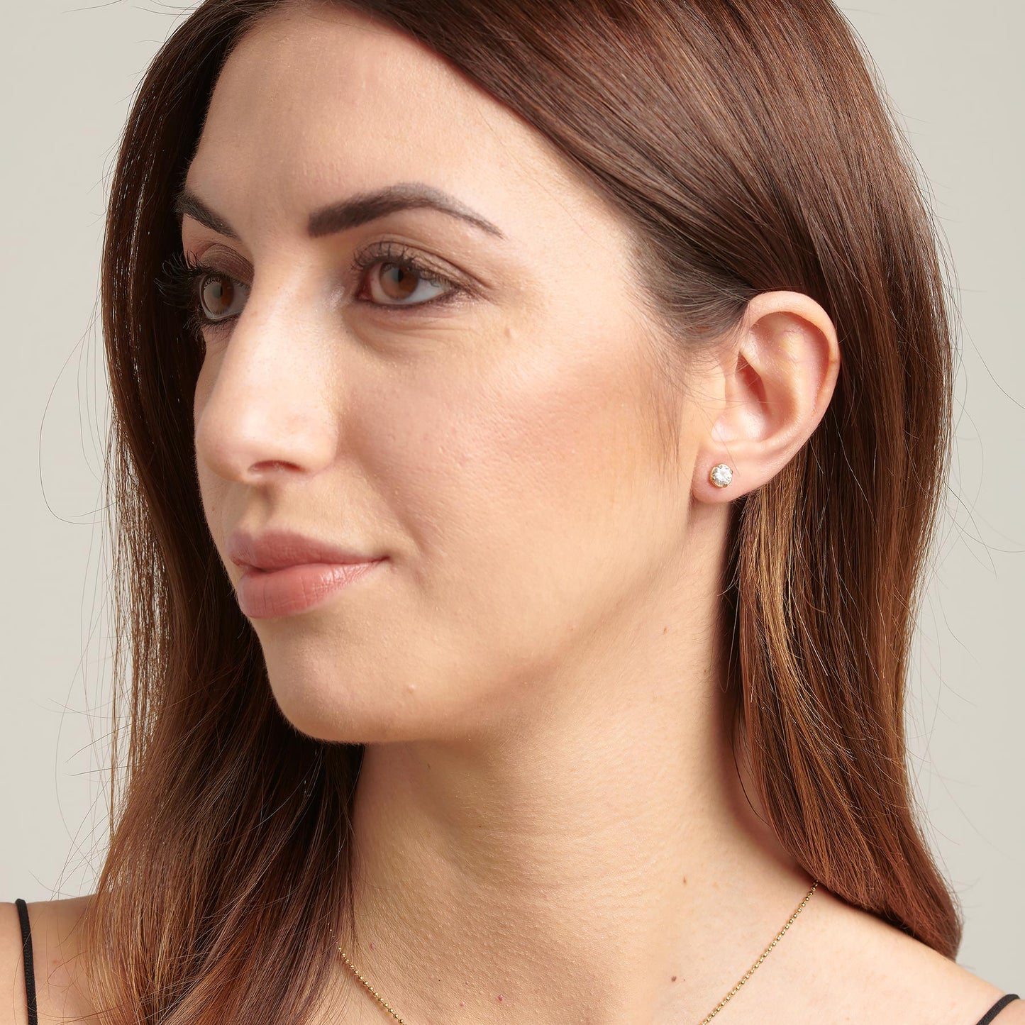 Orecchini Brosway Desideri Lobo Pvd Oro Con Cristallo