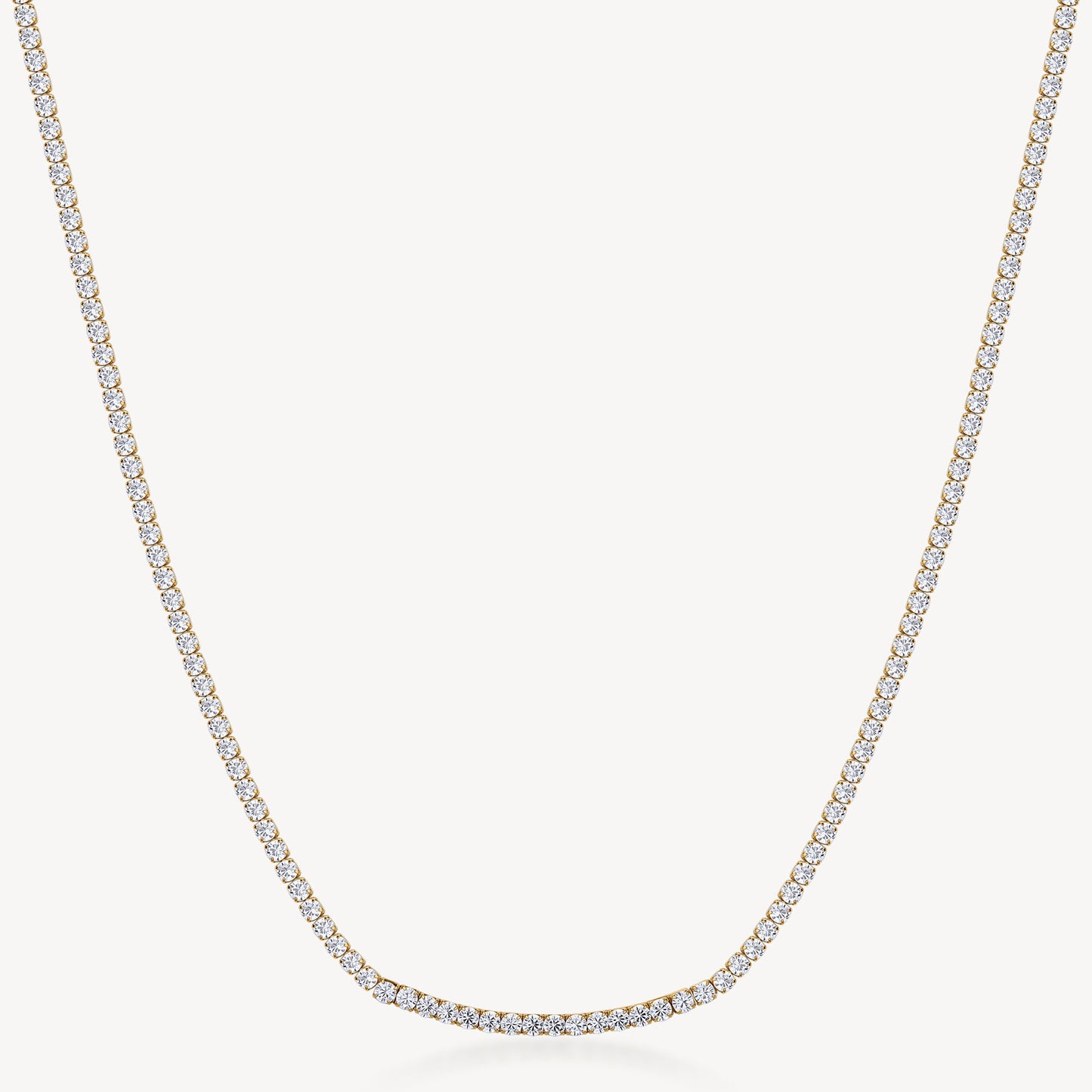 Collana Tennis Brosway Desideri Pvd Oro Cubic Zirconia