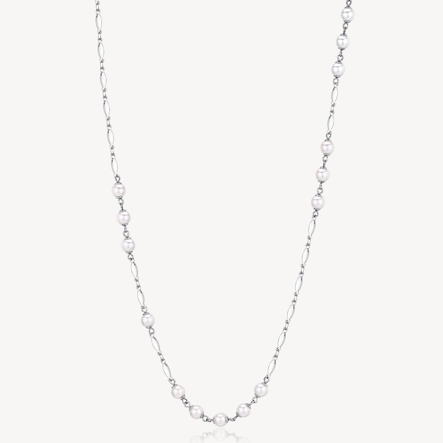 Collana Brosway Affinity Chanel In Acciao Con Perle