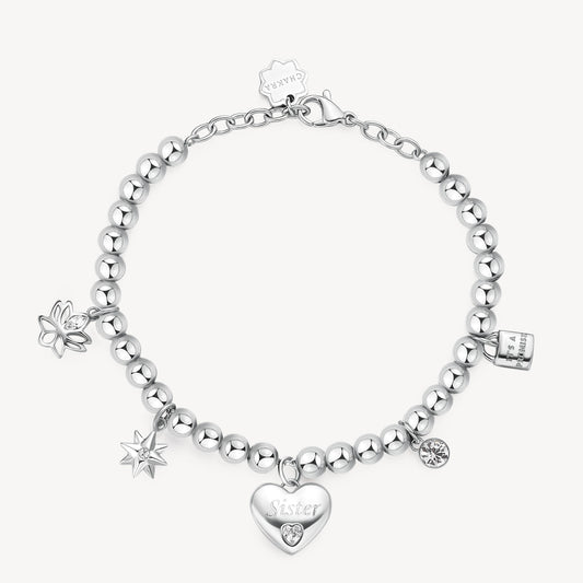 Bracciale Brosway Chakra Famiglia & Affetti Sister Con Charms