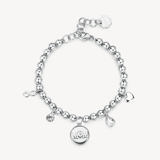 Bracciale Brosway Chakra Famiglia & Affetti In Acciaio Con Charms