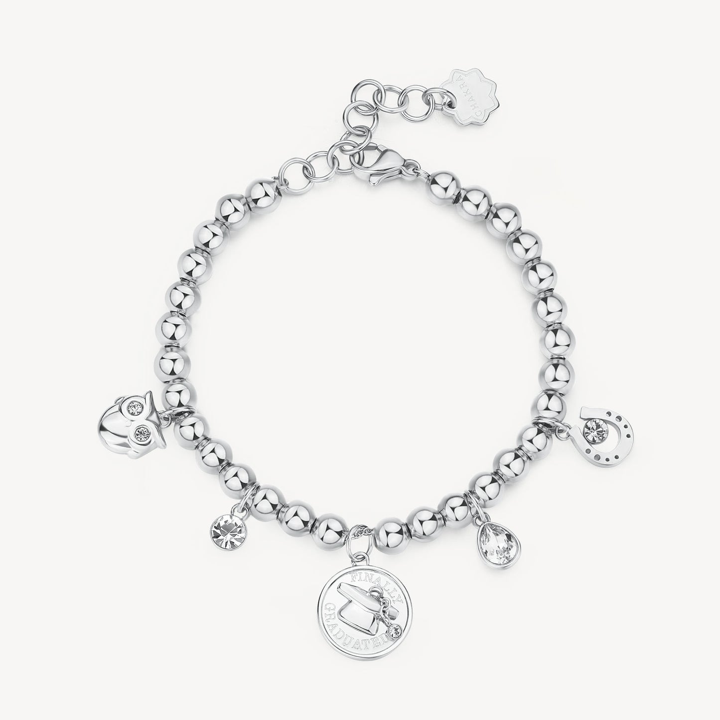 Bracciale Brosway Chakra Portafortuna In Acciaio Con Charms
