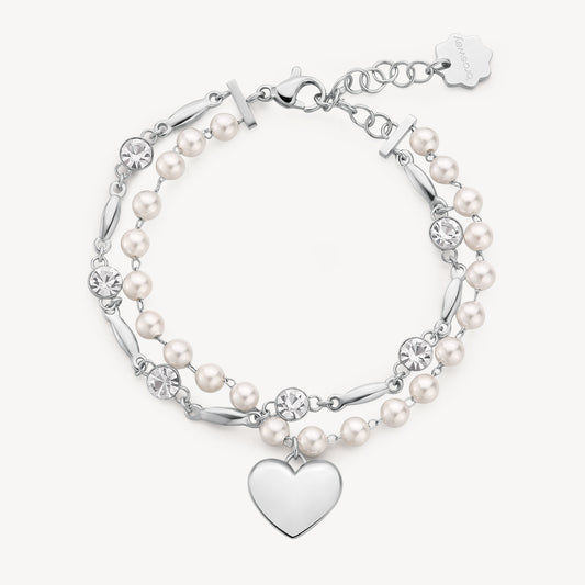 Bracciale Brosway Chakra Amore In Acciaio Charm Cuore