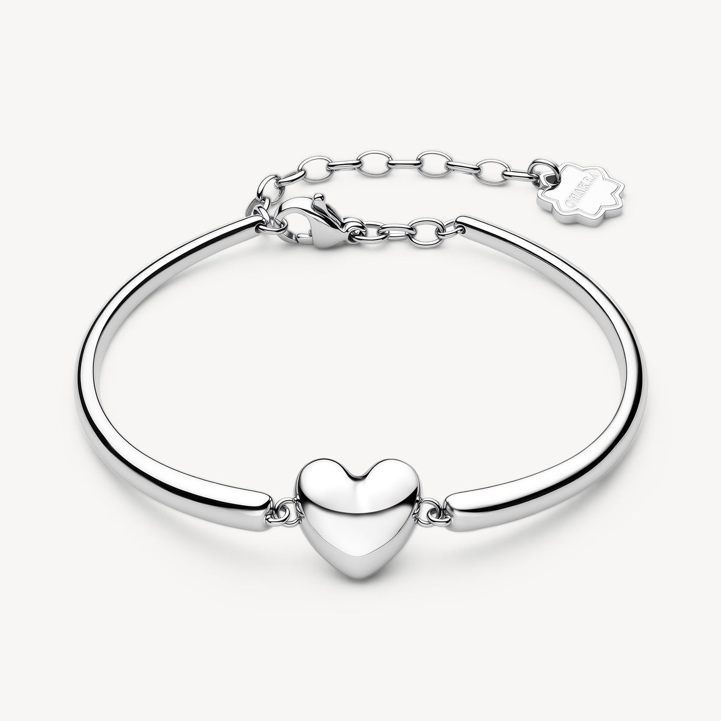 Bracciale Rigido Brosway Chakra Acciaio Cuore
